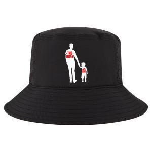 The Boss The Real Boss Father And Child Cool Comfort Performance Bucket Hat