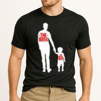The Boss The Real Boss Father And Child Cooling Performance Crew T-Shirt