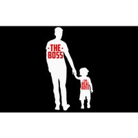 The Boss The Real Boss Father And Child Bumper Sticker