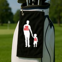 The Boss The Real Boss Father And Child Golf Towel