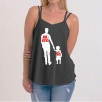 The Boss The Real Boss Father And Child Women's Strappy Tank