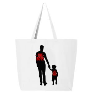 The Boss The Real Boss Father And Child 25L Jumbo Tote