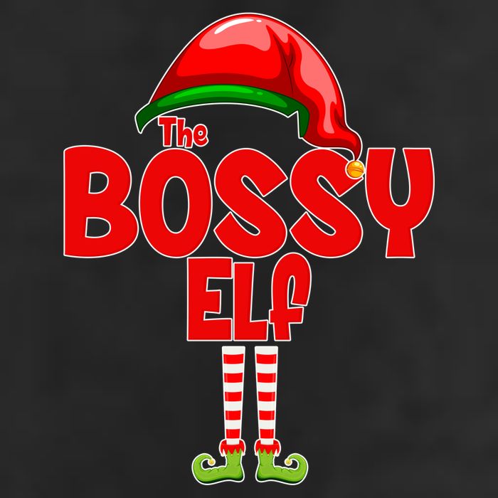 The Bossy Elf Matching Christmas Cool Comfort Performance Bucket Hat