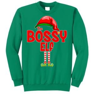 The Bossy Elf Matching Christmas Sweatshirt