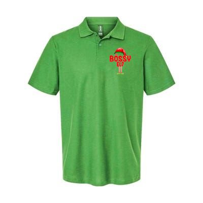 The Bossy Elf Matching Christmas Polo