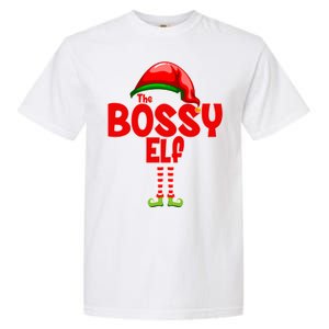 The Bossy Elf Matching Christmas Garment-Dyed Heavyweight T-Shirt