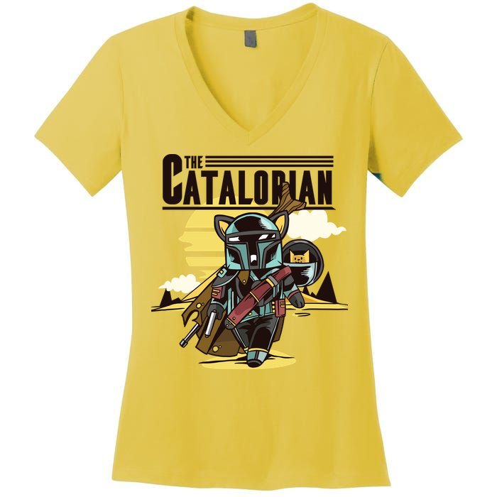 The Catalorian Women's V-Neck T-Shirt