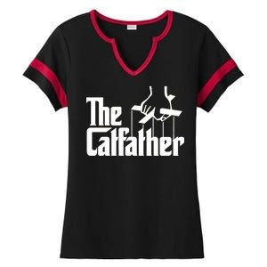 The Catfather Ladies Halftime Notch Neck Tee