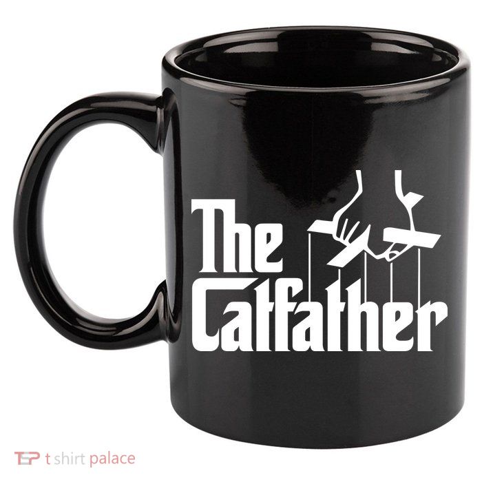 The Catfather 11oz C Handle Ceramic Mug