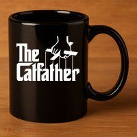 The Catfather 11oz C Handle Ceramic Mug