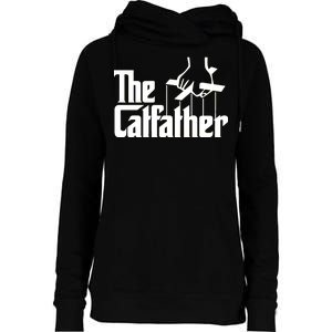 The Catfather Womens Funnel Neck Pullover Hood