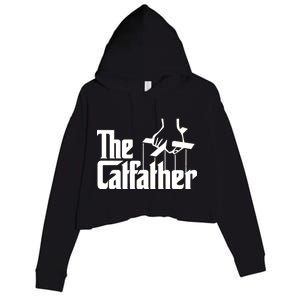 The Catfather Crop Fleece Hoodie