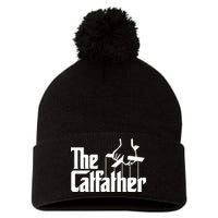 The Catfather Pom Pom 12in Knit Beanie