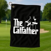 The Catfather Golf Towel
