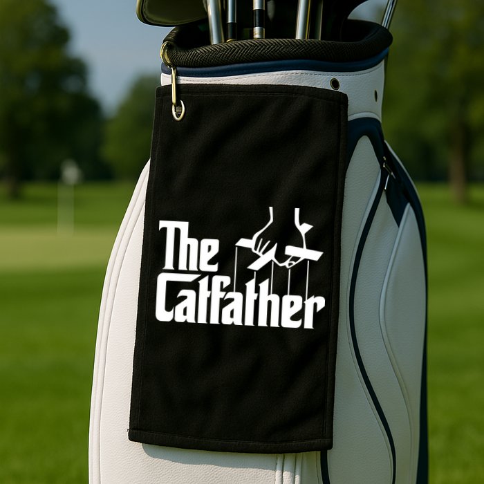 The Catfather Golf Towel