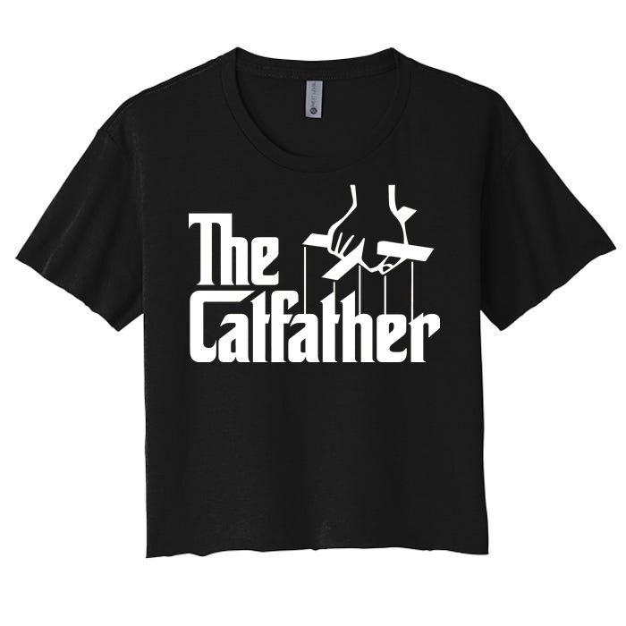 The Catfather Women's Crop Top Tee