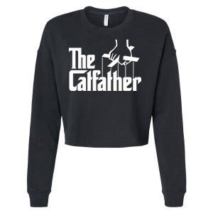 The Catfather Cropped Pullover Crew