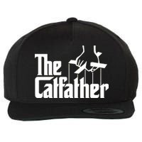 The Catfather Wool Snapback Cap