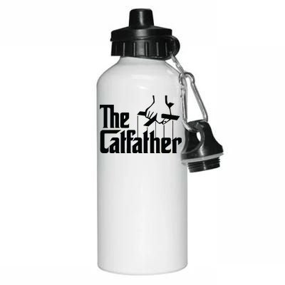 The Catfather Aluminum Water Bottle 