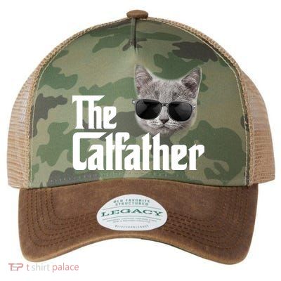 The Catfather Cool Movie Parody For Dads Legacy Tie Dye Trucker Hat