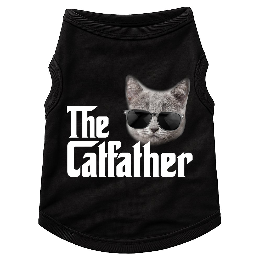The Catfather Cool Movie Parody For Dads Doggie Tank