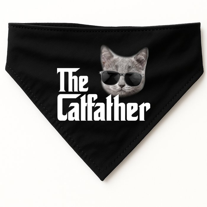 The Catfather Cool Movie Parody For Dads USA-Made Doggie Bandana