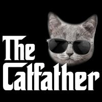 The Catfather Cool Movie Parody For Dads USA-Made Doggie Bandana