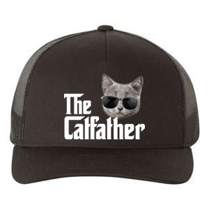 The Catfather Cool Movie Parody For Dads Yupoong Adult 5-Panel Trucker Hat