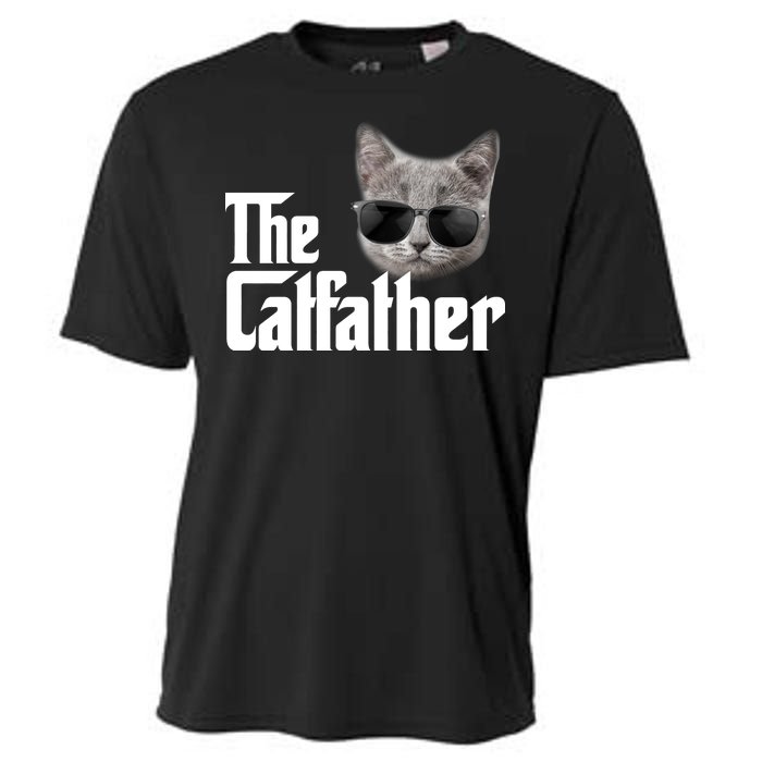 The Catfather Cool Movie Parody For Dads Cooling Performance Crew T-Shirt