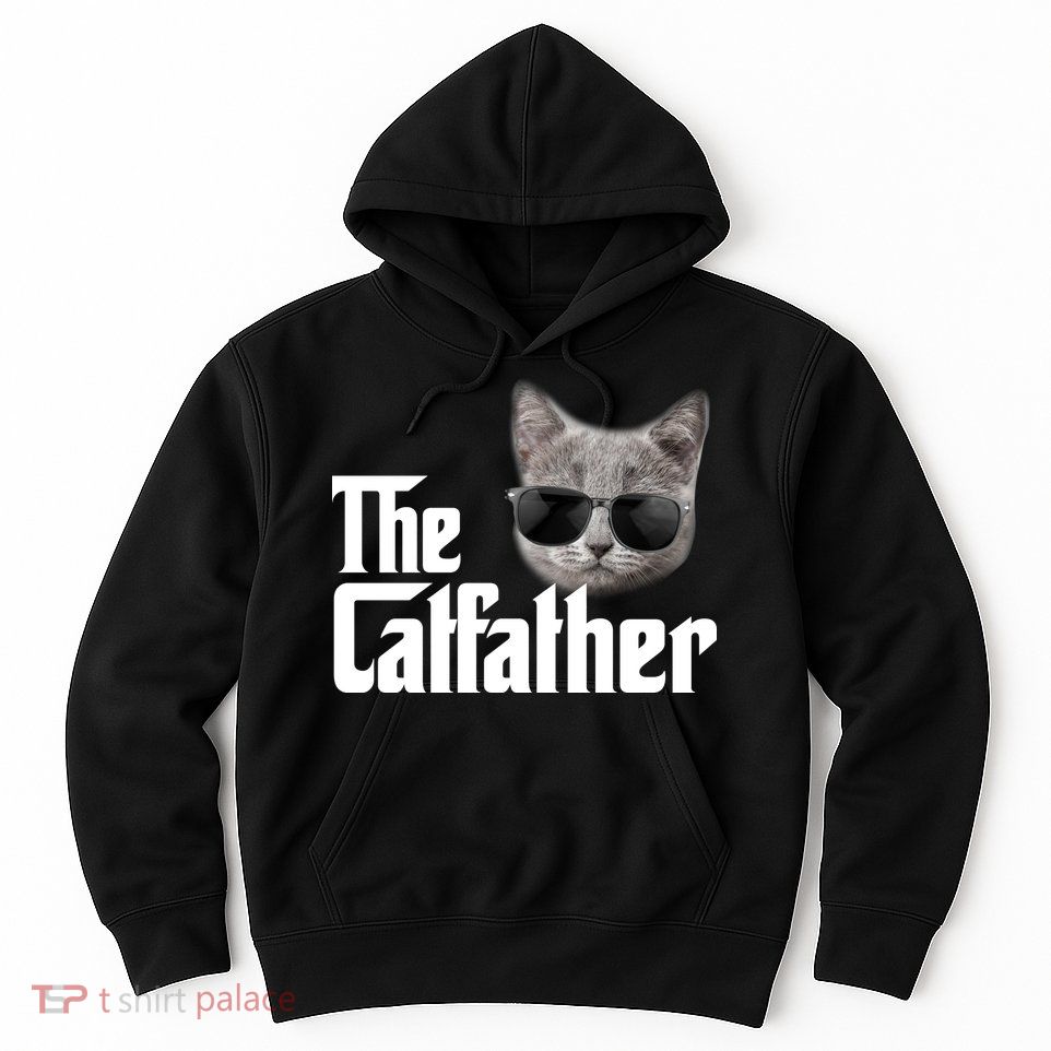 The Catfather Cool Movie Parody For Dads Hoodie