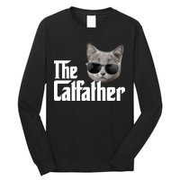 The Catfather Cool Movie Parody For Dads Long Sleeve Shirt