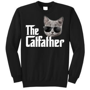 The Catfather Cool Movie Parody For Dads Sweatshirt