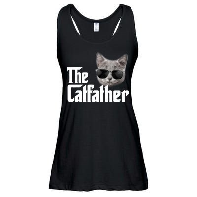 The Catfather Cool Movie Parody For Dads Ladies Essential Flowy Tank