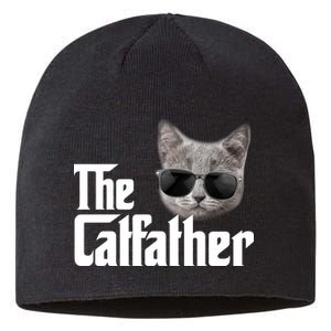 The Catfather Cool Movie Parody For Dads Sustainable Beanie