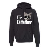 The Catfather Cool Movie Parody For Dads Premium Hoodie