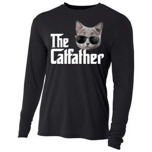 The Catfather Cool Movie Parody For Dads Cooling Performance Long Sleeve Crew