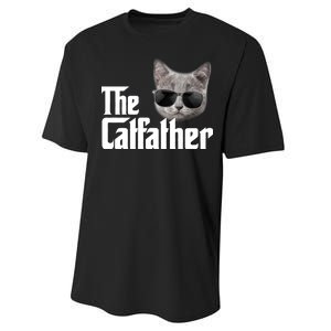 The Catfather Cool Movie Parody For Dads Performance Sprint T-Shirt