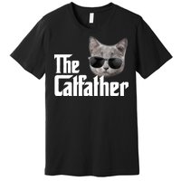 The Catfather Cool Movie Parody For Dads Premium T-Shirt