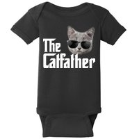 The Catfather Cool Movie Parody For Dads Baby Bodysuit