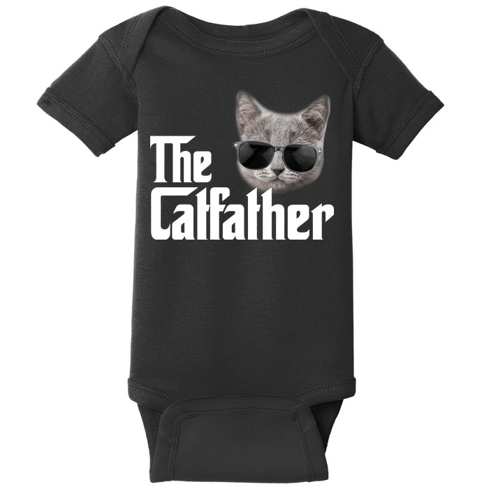 The Catfather Cool Movie Parody For Dads Baby Bodysuit