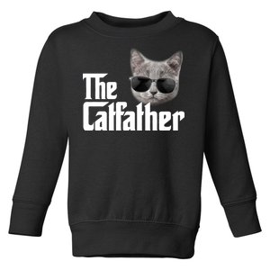 The Catfather Cool Movie Parody For Dads Toddler Sweatshirt