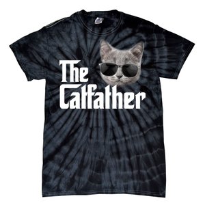 The Catfather Cool Movie Parody For Dads Tie-Dye T-Shirt