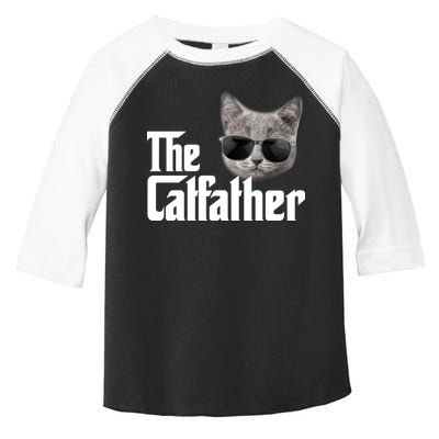 The Catfather Cool Movie Parody For Dads Toddler Fine Jersey T-Shirt