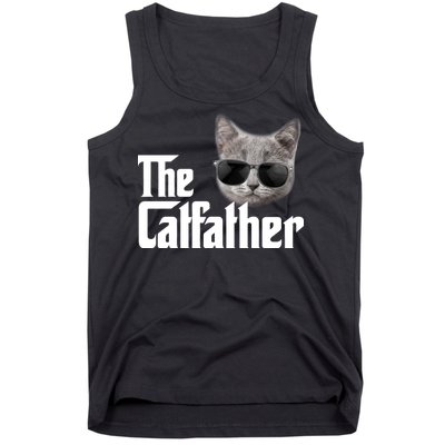 The Catfather Cool Movie Parody For Dads Tank Top