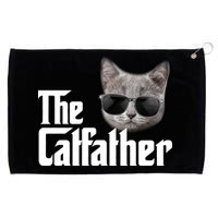 The Catfather Cool Movie Parody For Dads Grommeted Golf Towel