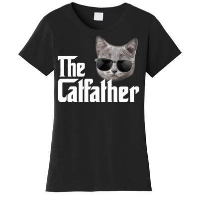 The Catfather Cool Movie Parody For Dads Women's T-Shirt