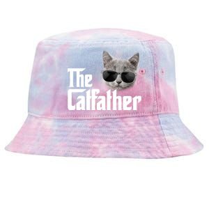 The Catfather Cool Movie Parody For Dads Tie-Dyed Bucket Hat