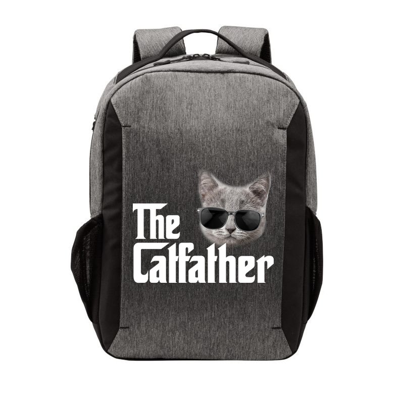 The Catfather Cool Movie Parody For Dads Vector Backpack