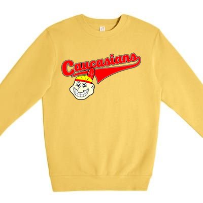 The Caucasians Rude Indians Design Premium Crewneck Sweatshirt