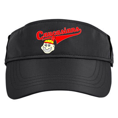 The Caucasians Rude Indians Design Adult Drive Performance Visor